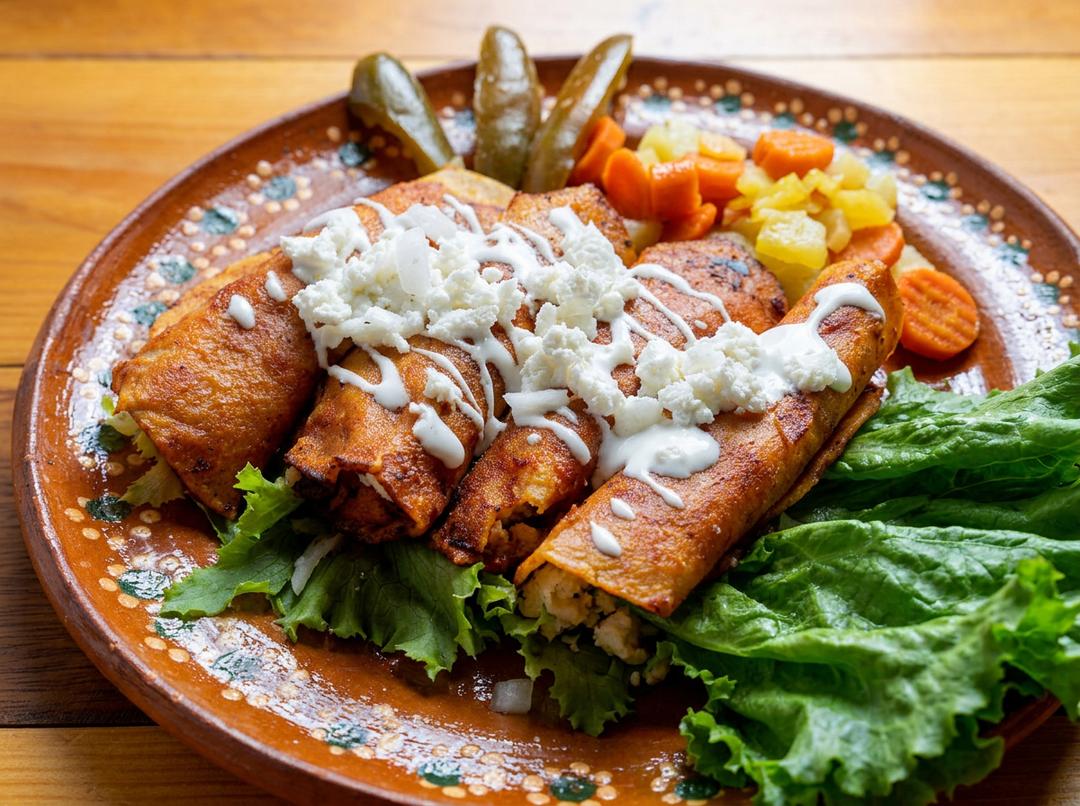 Platos tradicionales de Zacatecas con tortilla al comal