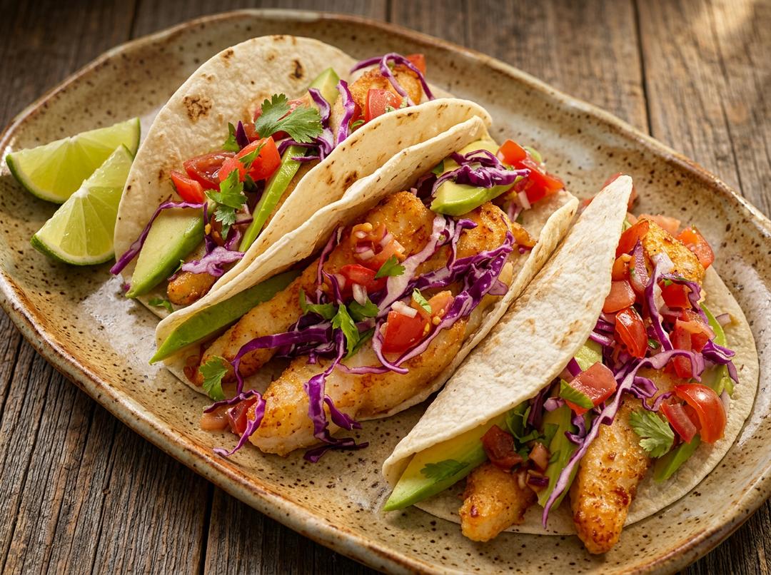 Tacos de pescado estilo Ensenada