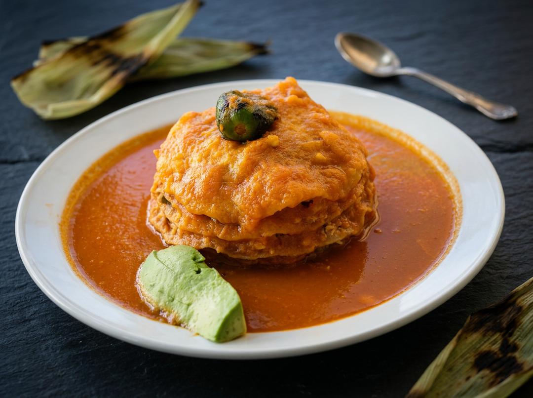 Pan de Cazón tradicional de Campeche